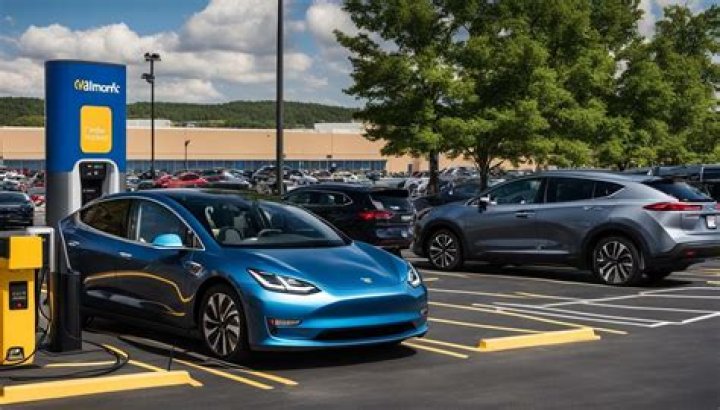 How much does it cost to charge an electric car at Walmart?