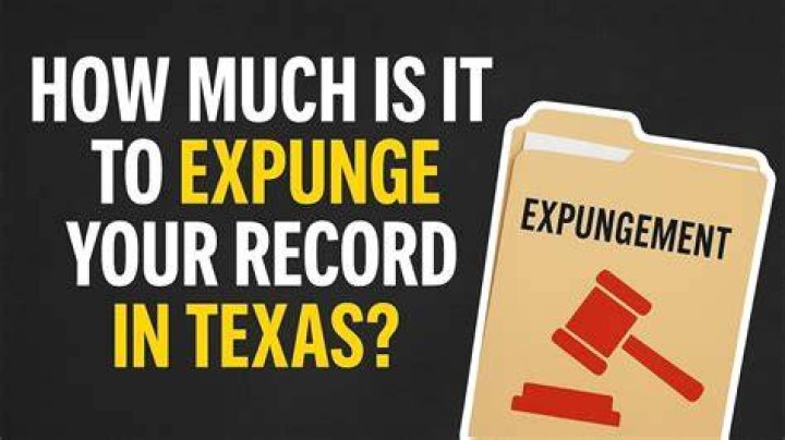 How much does it cost to expunge your record in Texas?