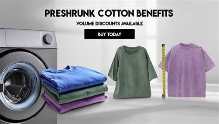 How much does preshrunk cotton shrink?