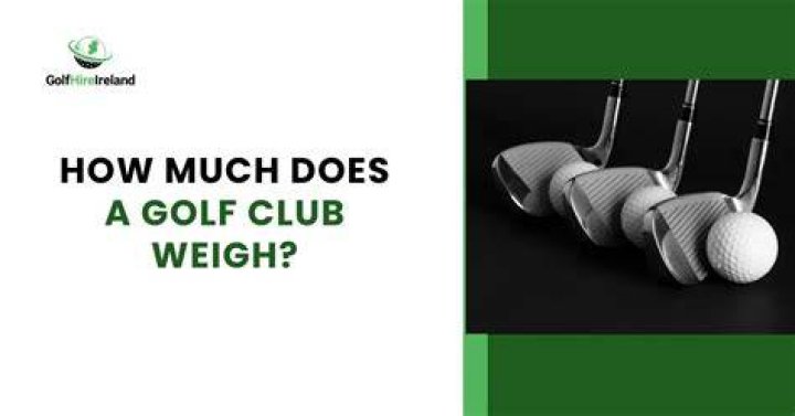 How much does the average golf club weigh?