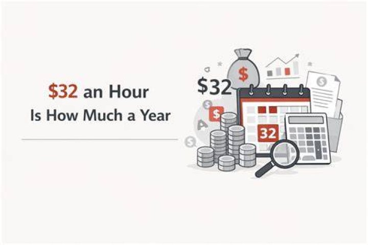 How much is $32 an hour a year?
