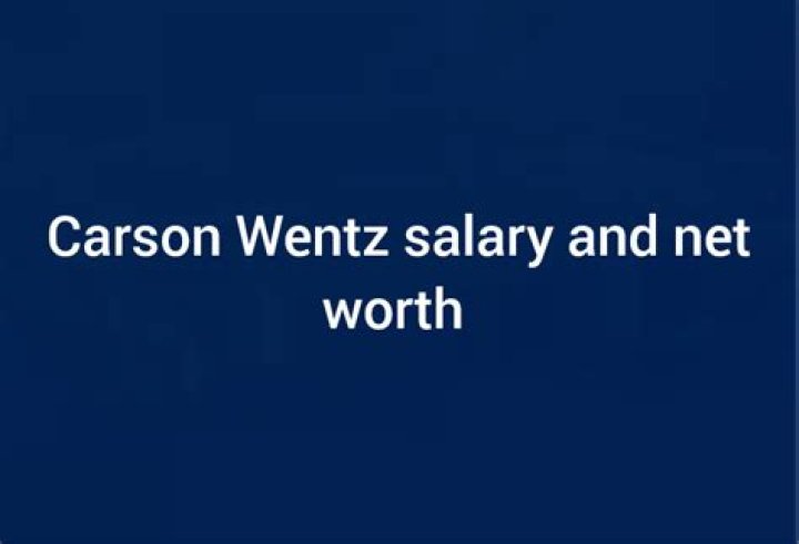 How much is Carson Wentz salary?