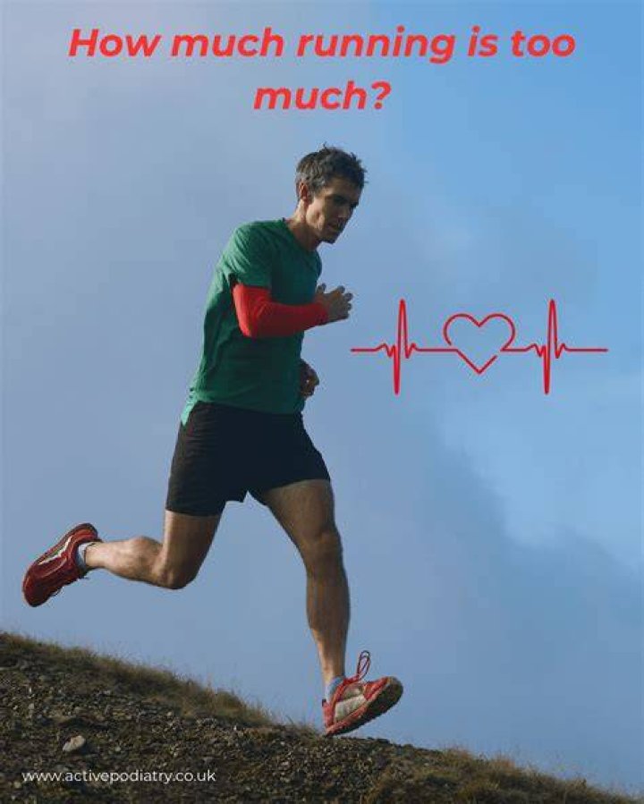 How much running is healthy per day?