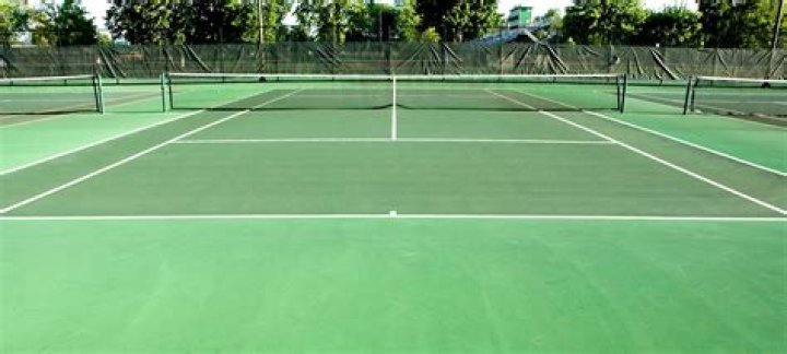 How much space do you need around a tennis court?