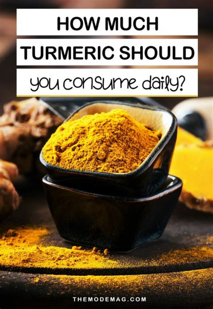 How much turmeric should you take a day?