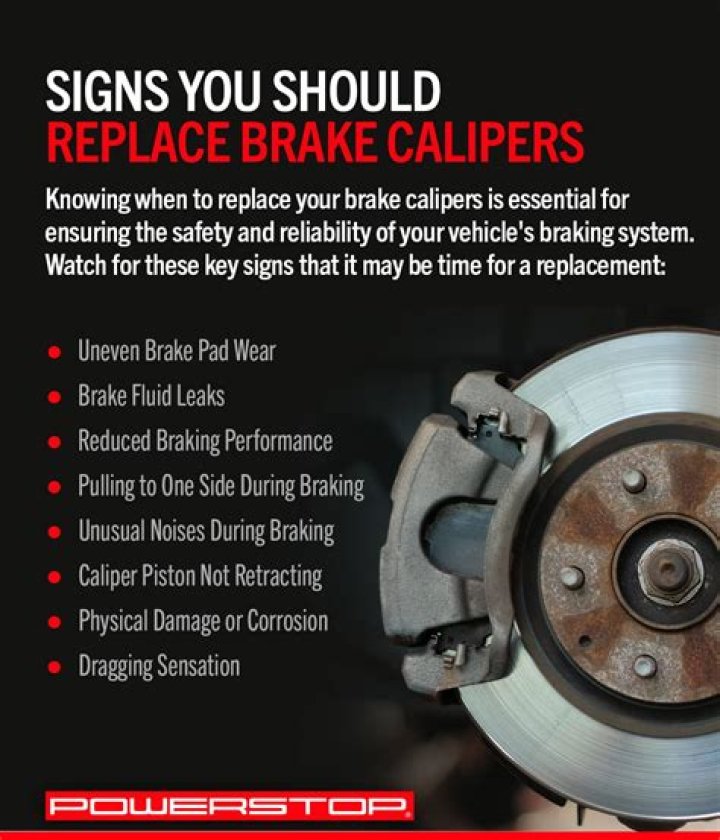 How often should brake calipers be replaced?