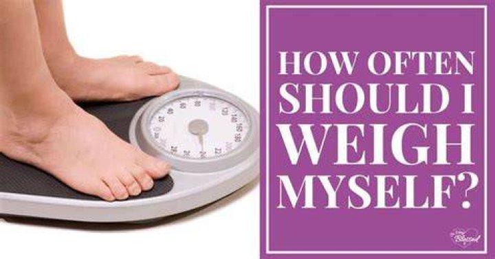 How often should I weigh myself?