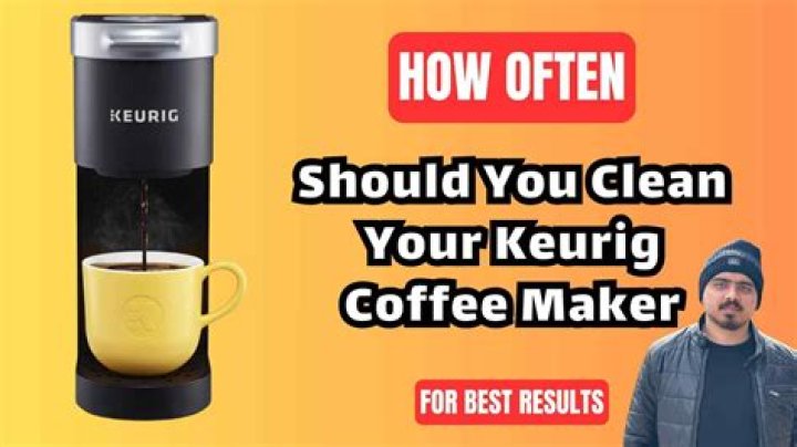 How often should you clean your Keurig?