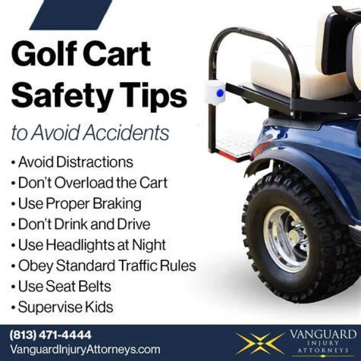 How should you make turns when traveling in a golf cart?