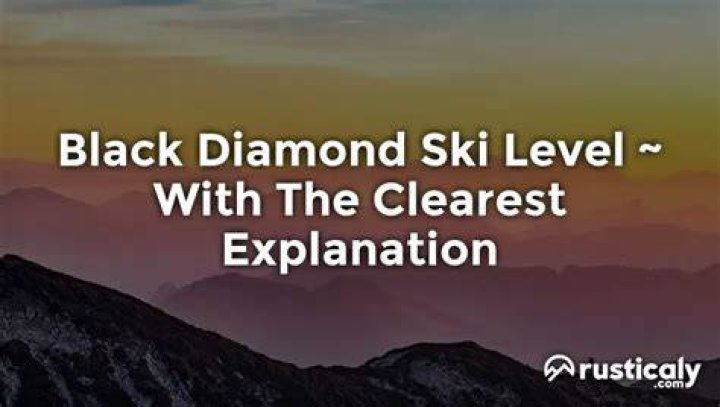 How steep are black diamond runs?
