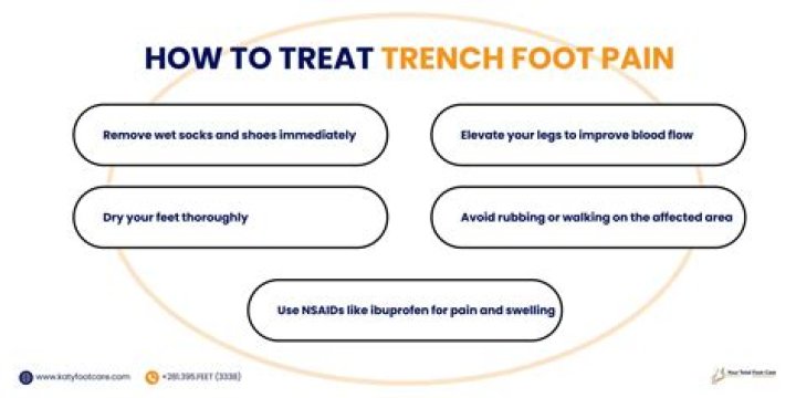 How was trench foot prevented in ww1?