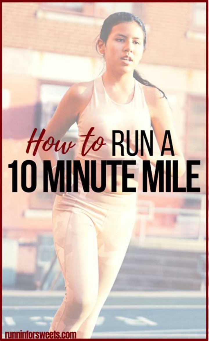 Is a 10 minute mile good?
