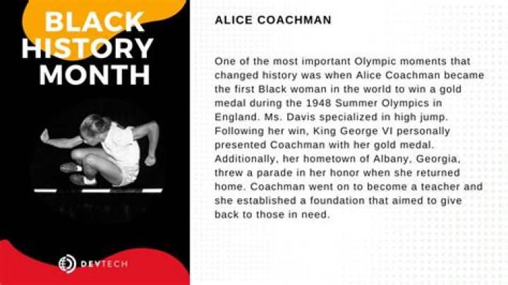 Is Alice Coachman Black?