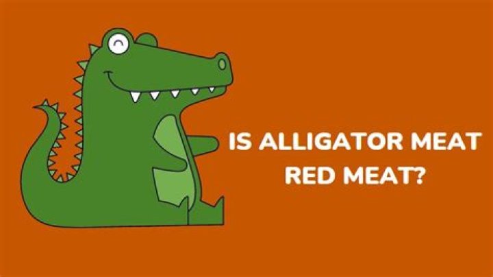 Is alligator red meat?