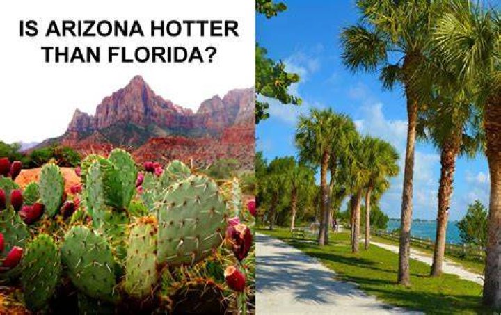 Is Arizona or Texas hotter?