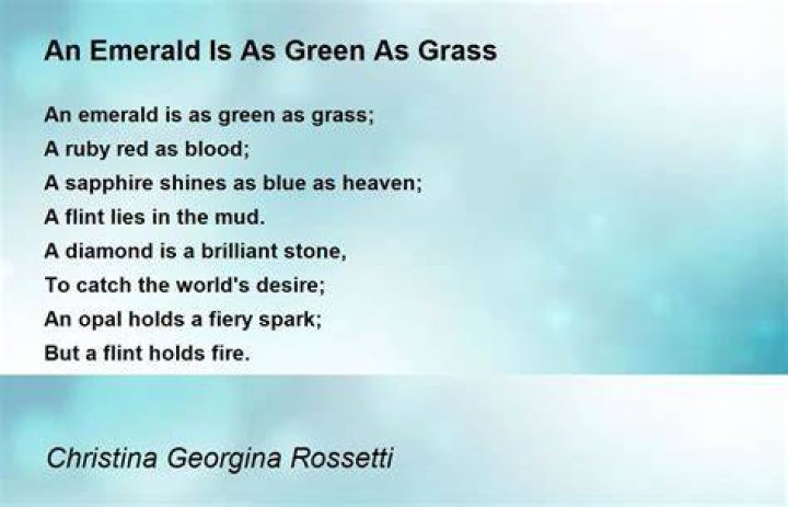 Is as green as?