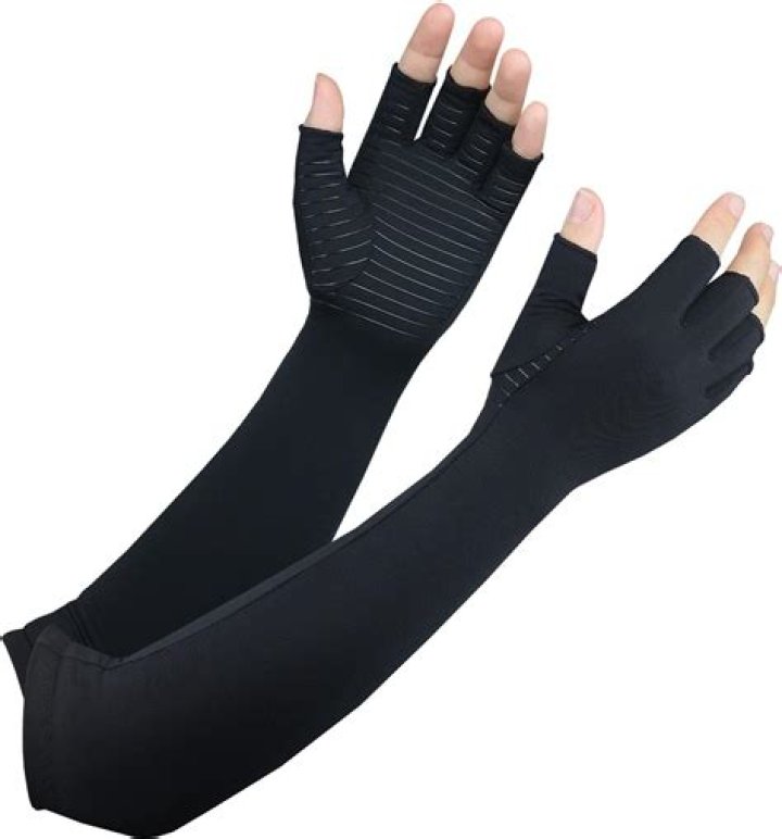 Is ball touching gloves out?