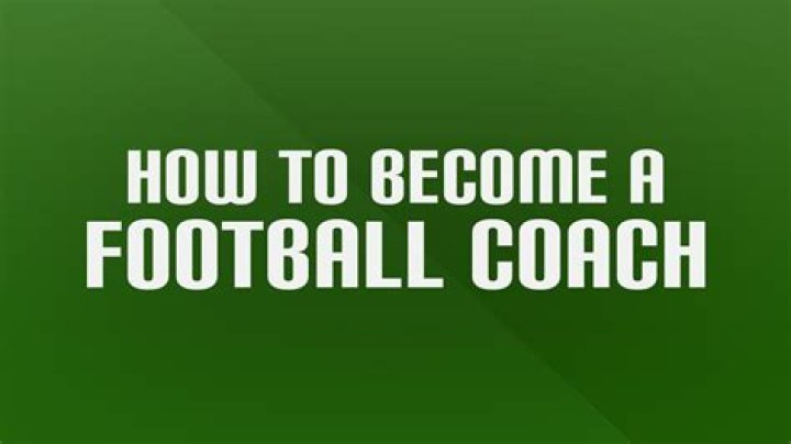 Is becoming a football coach hard?