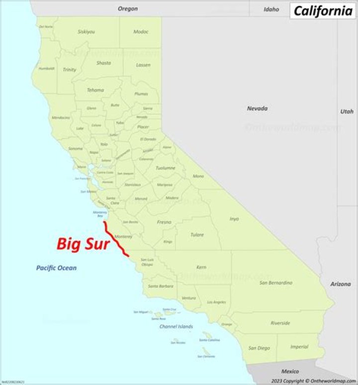 Is Big Sur Central or Northern California?
