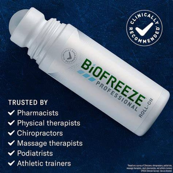 Is biofreeze good for plantar fasciitis?
