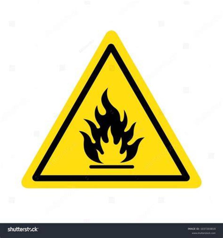 Is bleach a fire hazard?