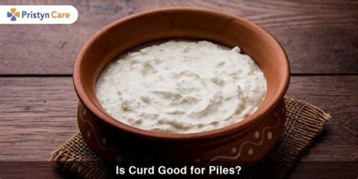 Is curd good for piles?