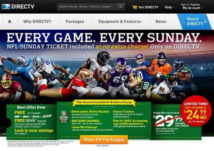 Is DirecTV NFL Sunday Ticket free this year?