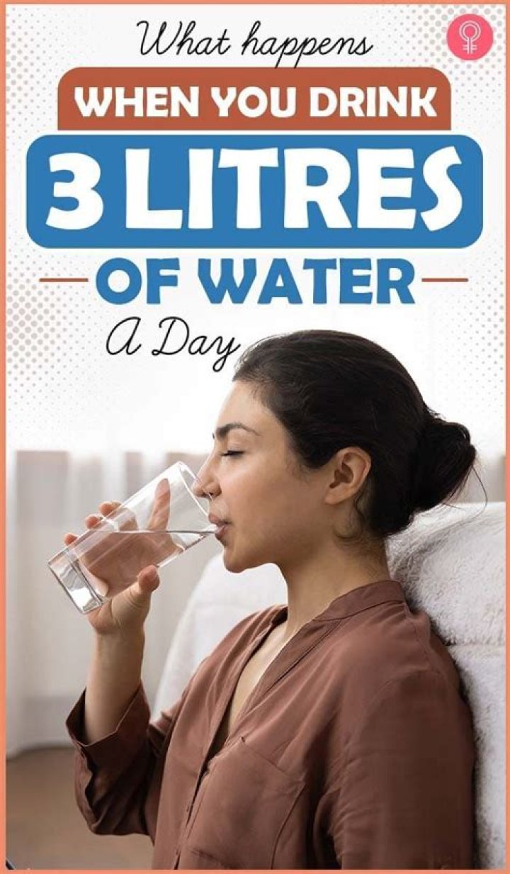 Is drinking 4 bottles of water a day good?