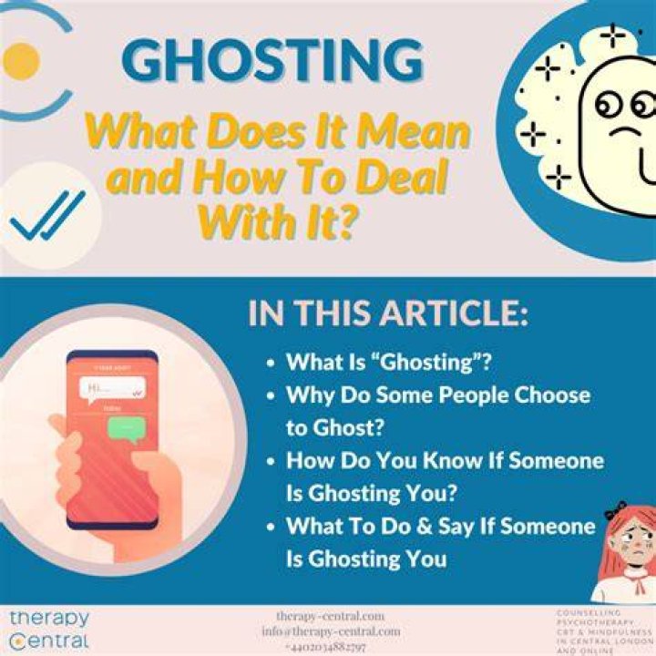 Is ghosting someone toxic?
