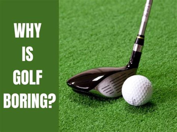 Is golf boring to play?