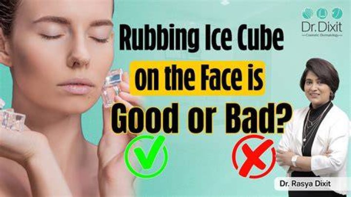 Is ice good for lips?