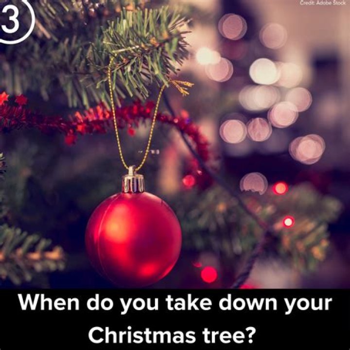 Is it bad luck to take Christmas tree down on Christmas Day?