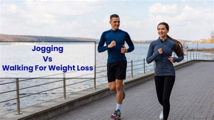 Is it better to jog or walk?