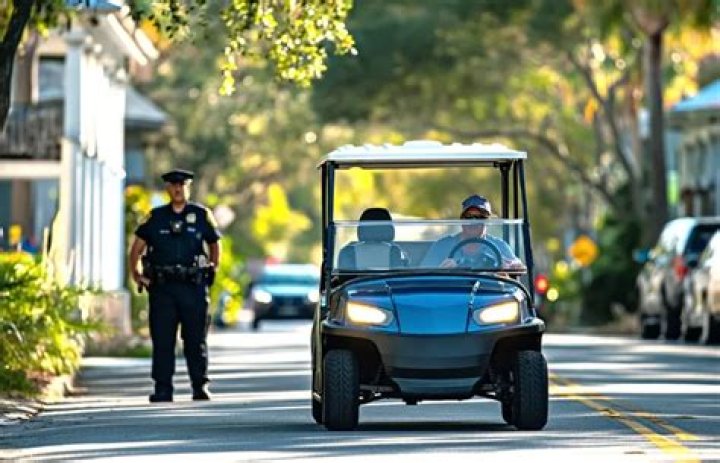 Is it legal to drive a golf cart on the street in Texas?