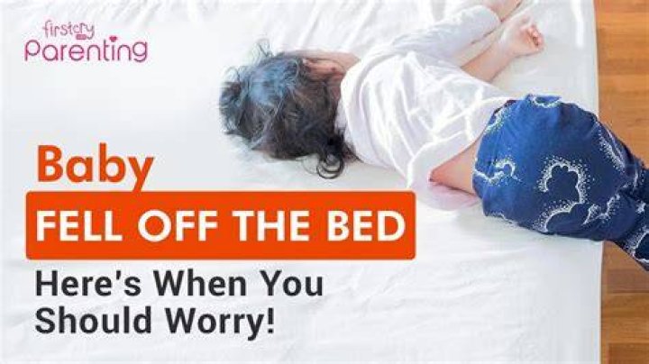 Is it OK if a baby falls off the bed?
