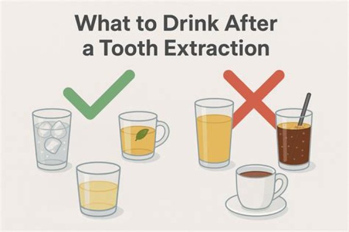 Is it OK to drink water after tooth extraction?