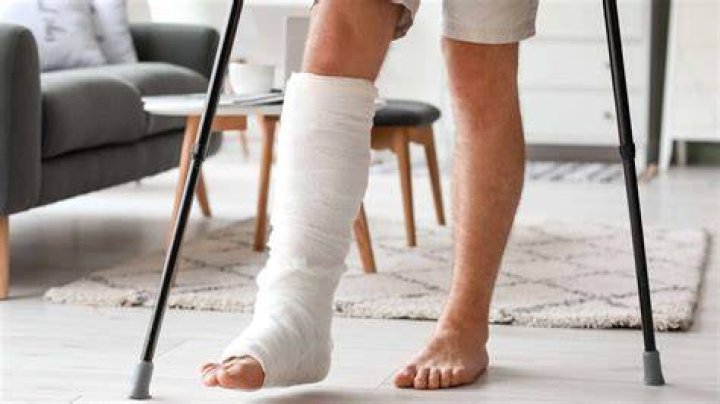 Is it OK to massage a broken foot?