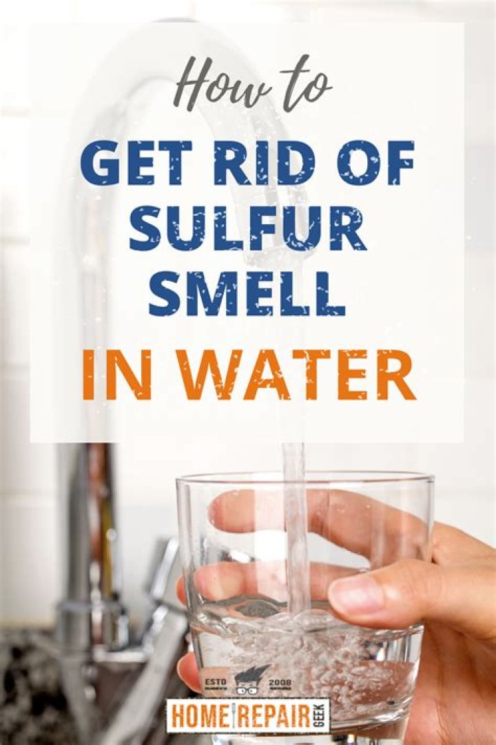 Is it safe to drink well water that smells like sulfur?