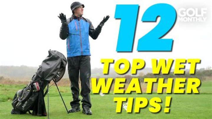 Is it worth it to golf in the rain?