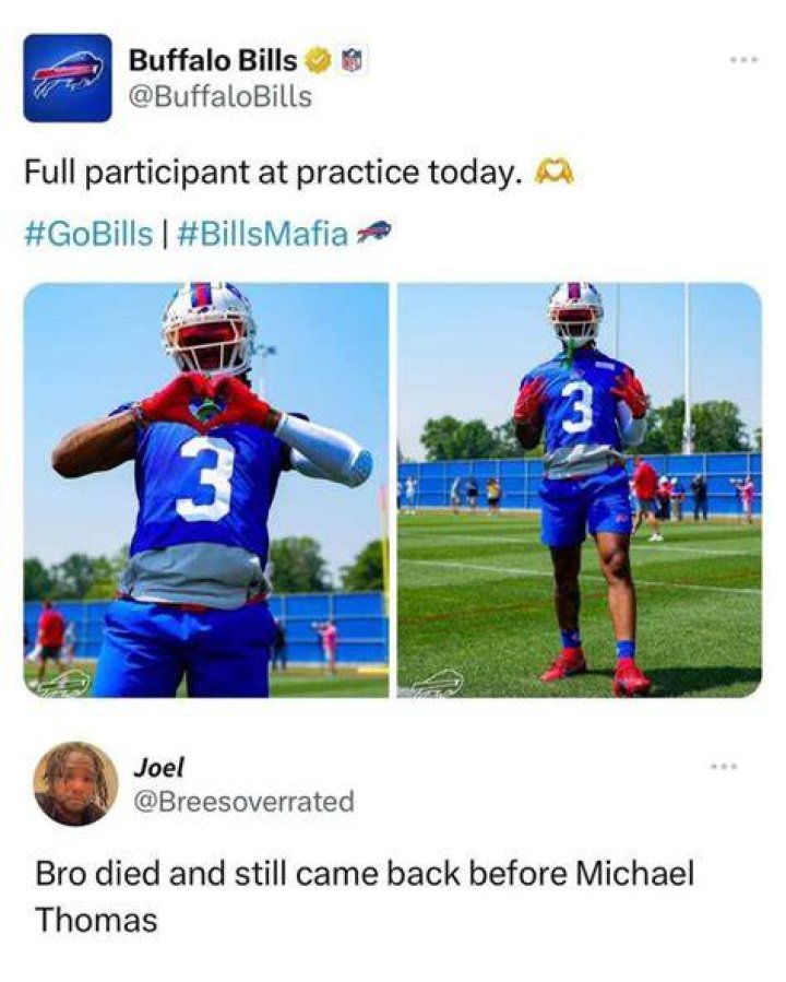 Is Michael Thomas coming back?