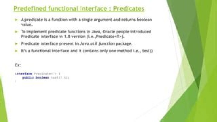 Is predicate a functional interface?