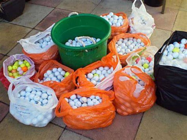 Is retrieving golf balls illegal?