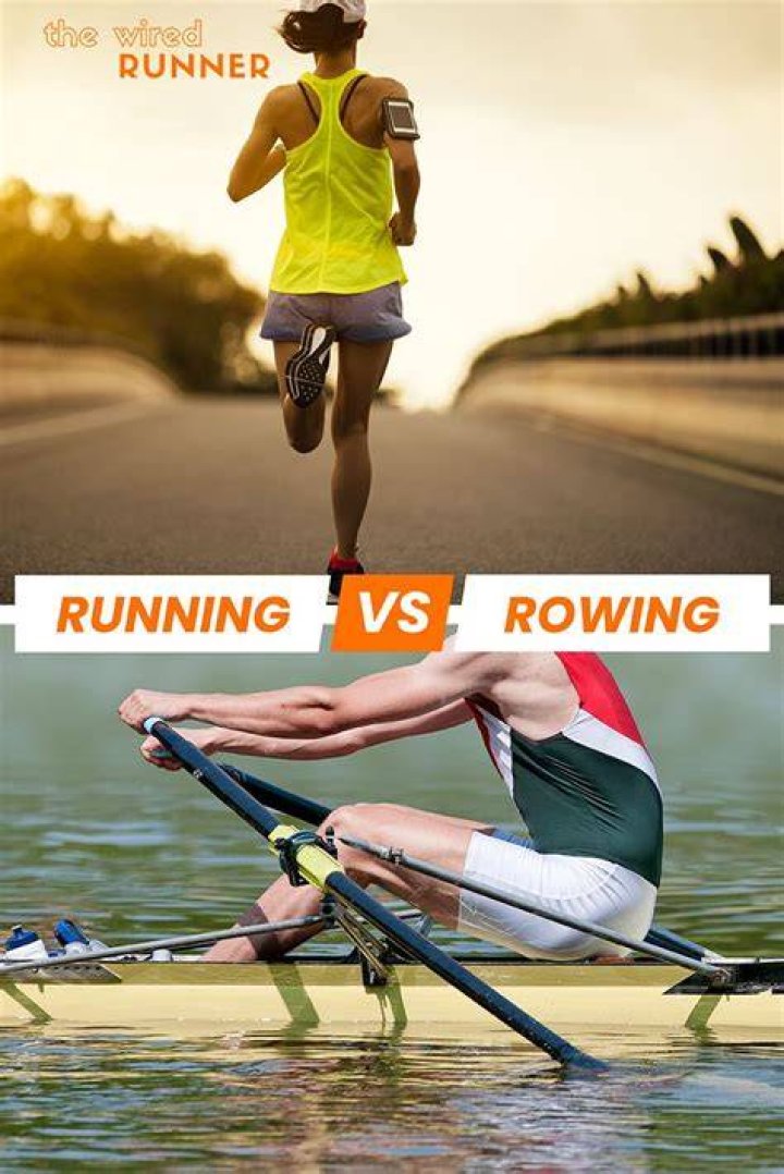 Is rowing harder than running?