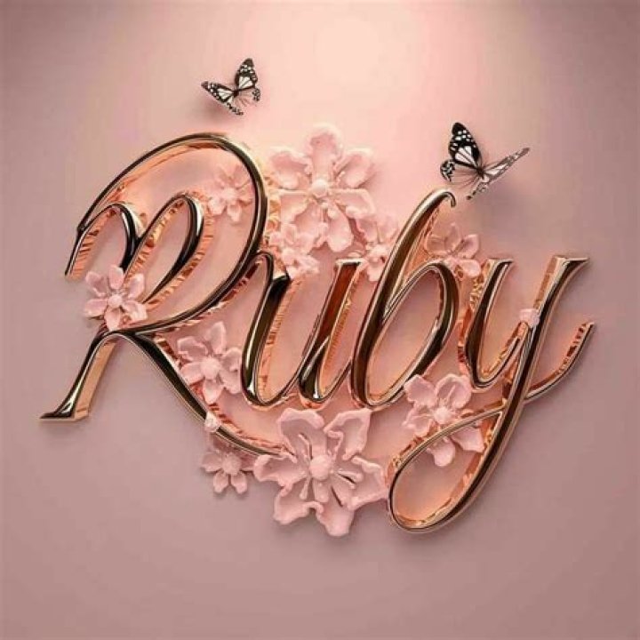 Is Ruby a cute name?