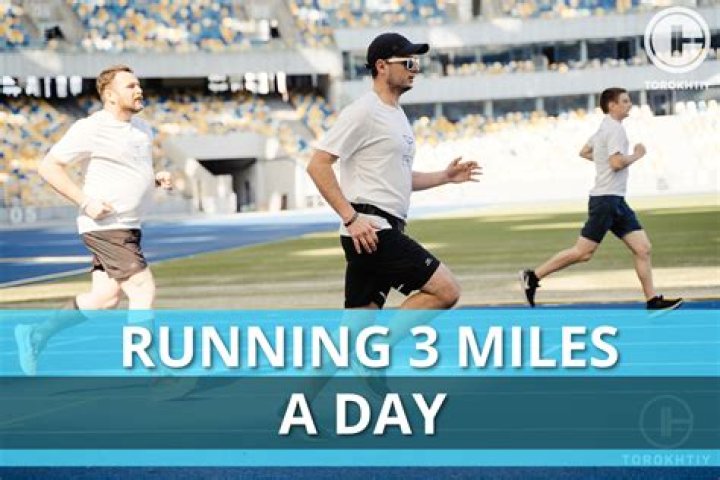 Is running 4 miles a day too much?