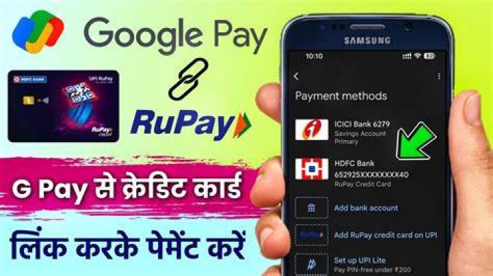 Is RuPay card accepted in Google pay?