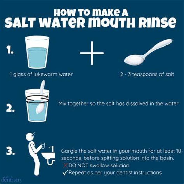 Is salt water good for infections?