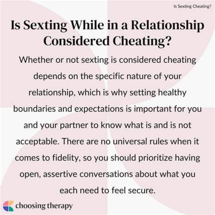 Is sexting OK in a relationship?