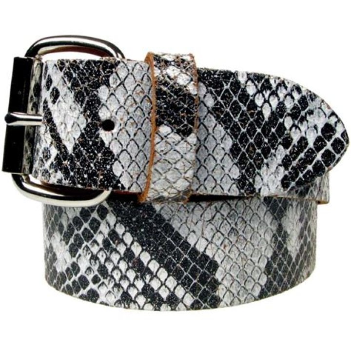 Is snake embossed leather real snakeskin?
