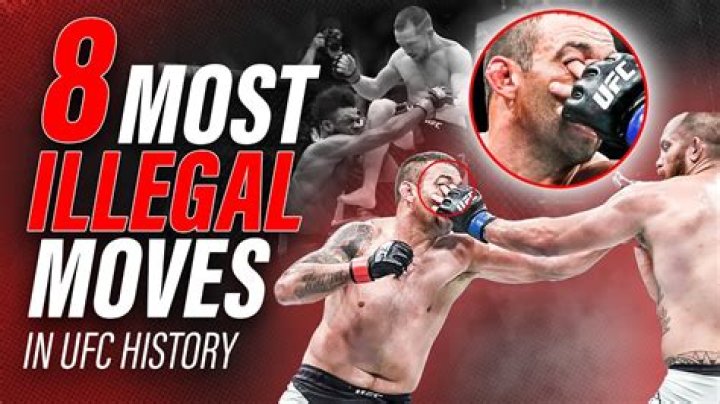 Is spitting illegal in MMA?